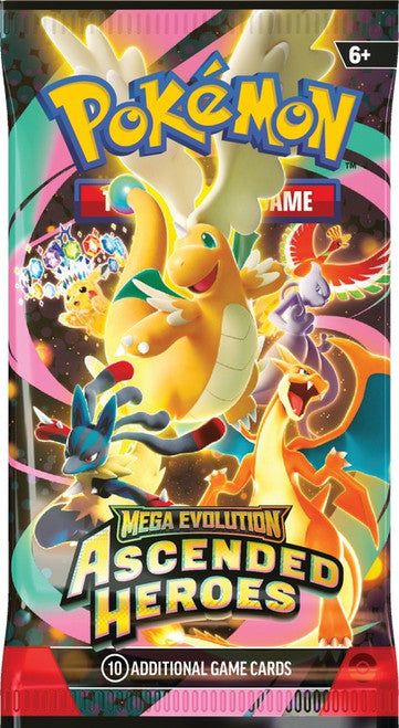 Pokemon ME Ascended Heroes Booster Pack - Sealed - Brand New - World Wide Shipping