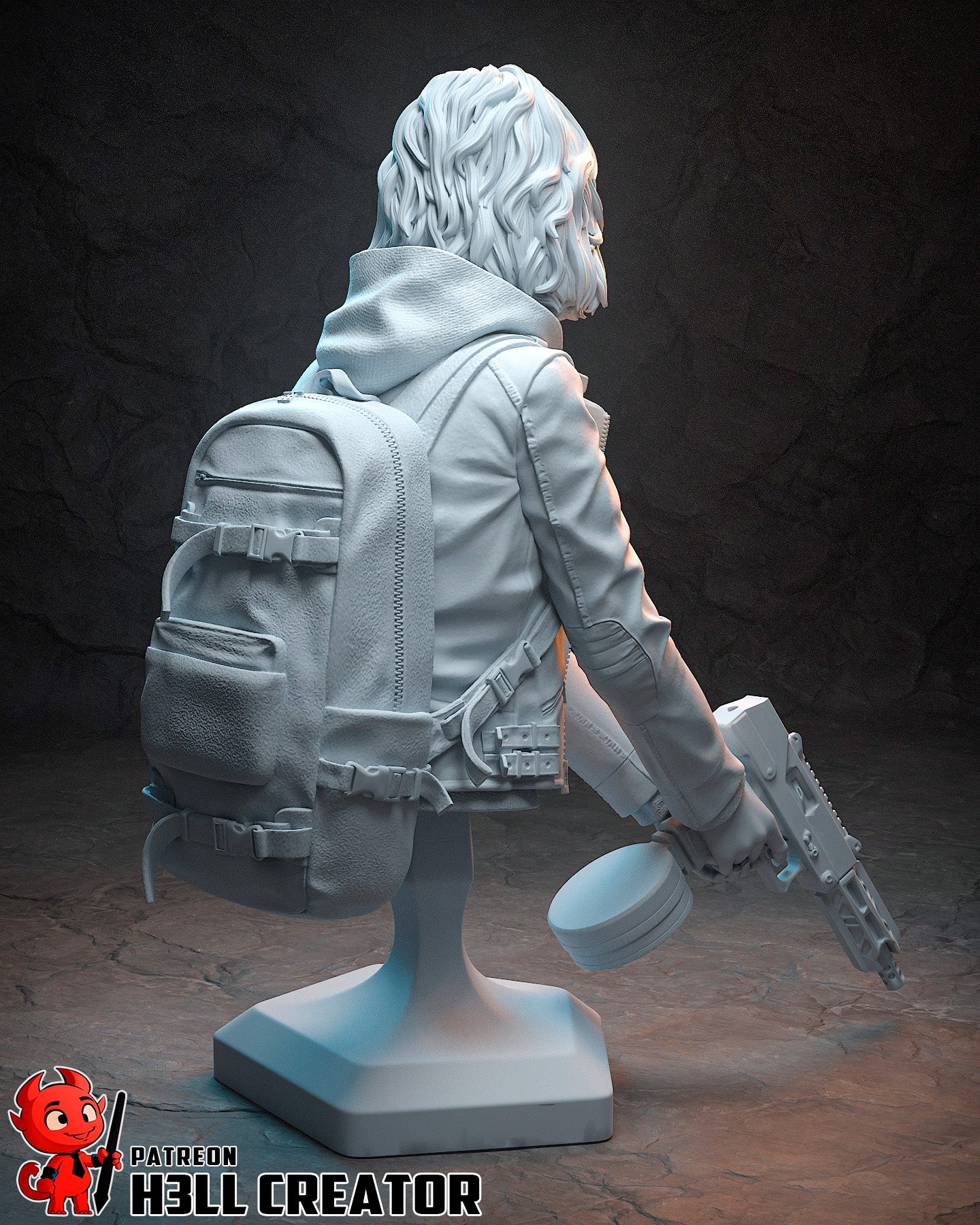 Grace Ashcroft Resident Evil | FAN ART FIGURE | 3d Printed Model | Hand painted | Resin Figure|