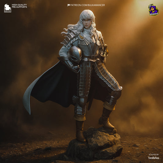 Griffith -Berserk FAN ART FIGURE | 3D Printed | Handmade Gift | Resin Figure | Hand Painted |Garage Kit