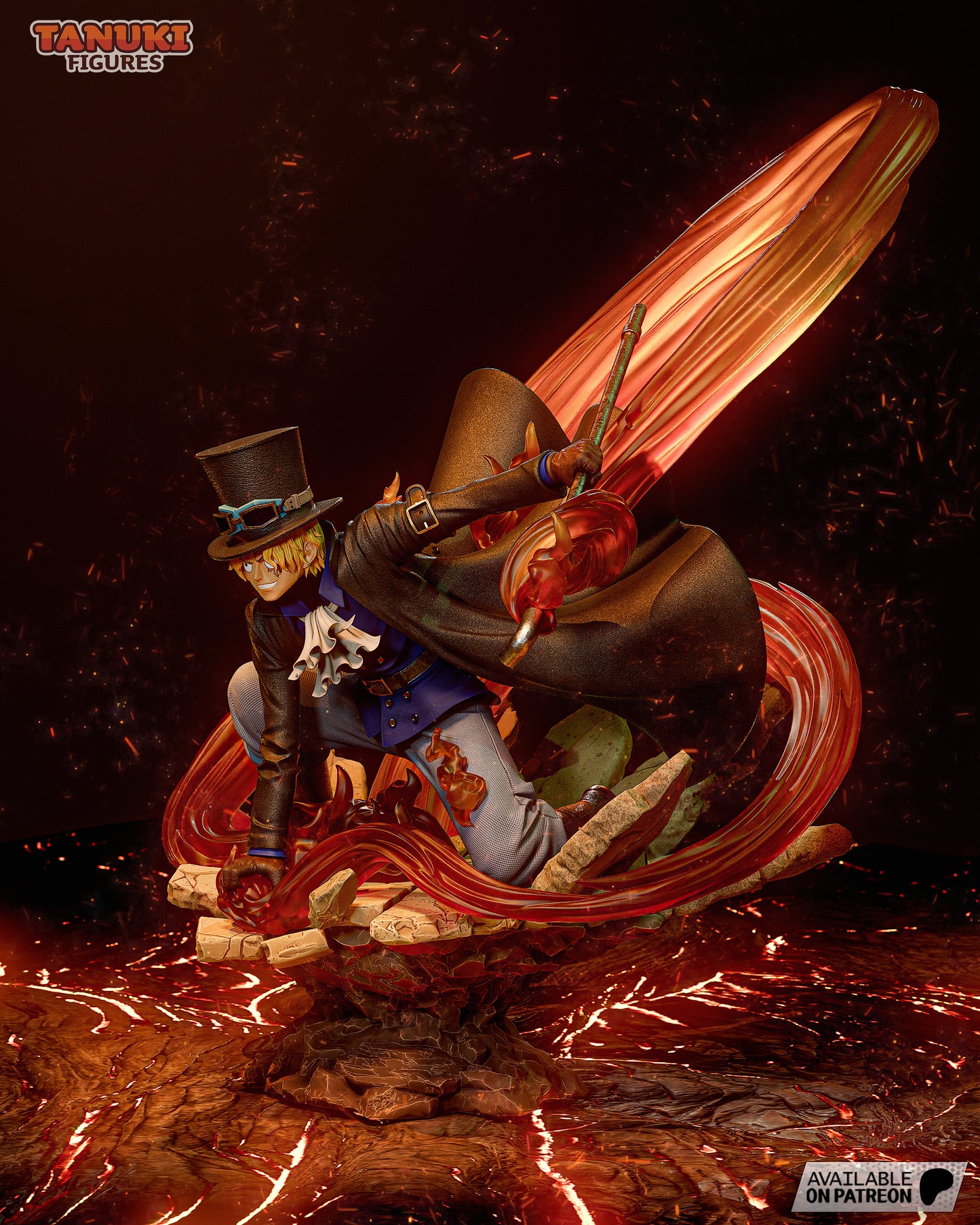 Sabo | One Piece | Fan Art Figure Statue |