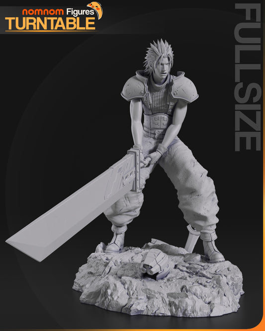 Zack Fair | Final Fantasy | Fan Art Figure Statue |