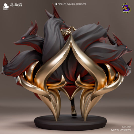 Ahri | League Of Legend | Fan Art Figure Statue |