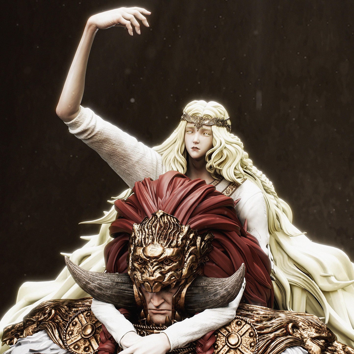 Radahn and Miquella | Souls Like | Elden Ring | FAN ART FIGURE Statue