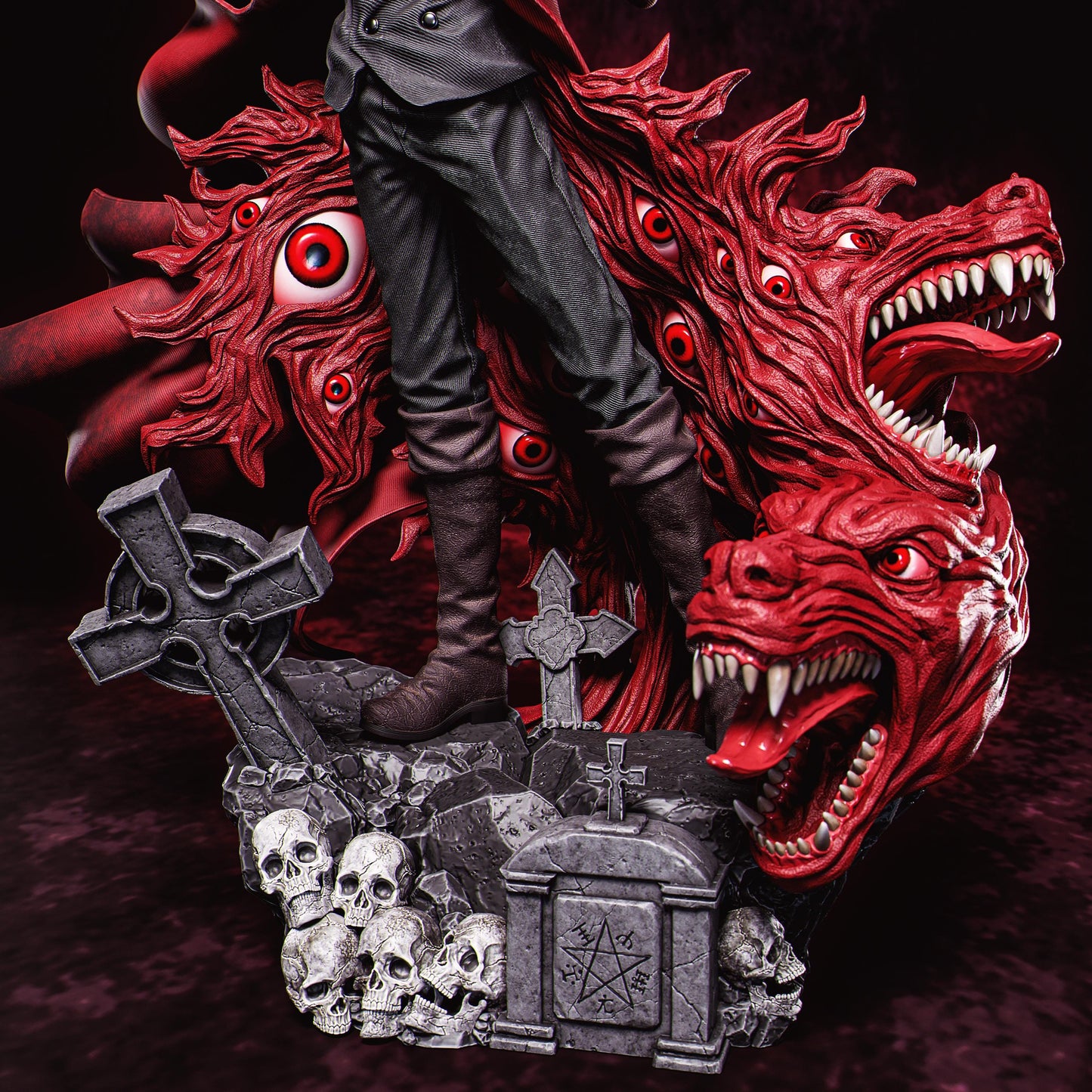 Alucard | Hellsing | FAN ART FIGURE Statue 3D Printed |