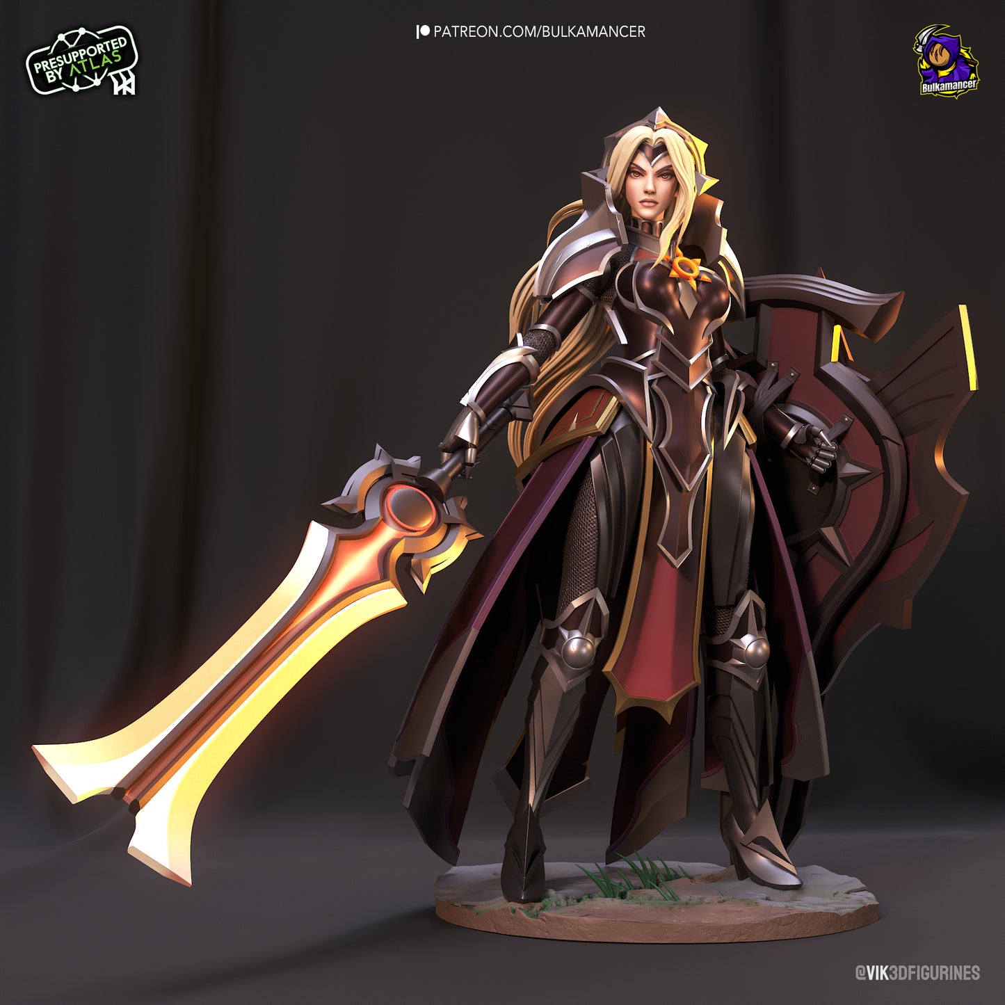 Leona | League Of Legend | Fan Art Figure Statue |