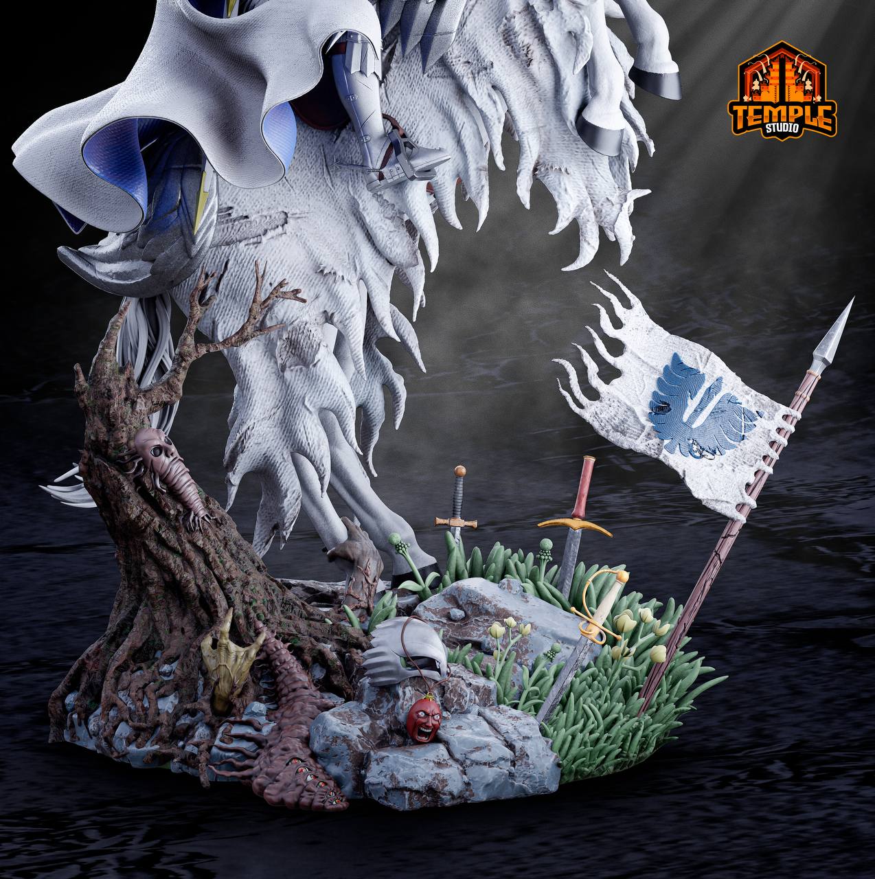 Griffith -Berserk FAN ART FIGURE | 3D Printed | Handmade Gift | Resin Figure | Hand Painted |Garage Kit