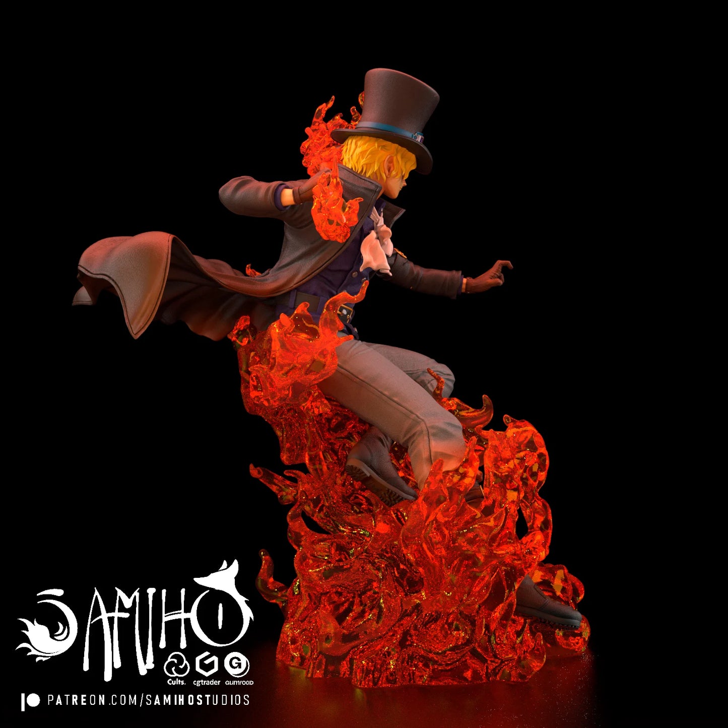 Sabo | One Piece | Fan Art Figure Statue |