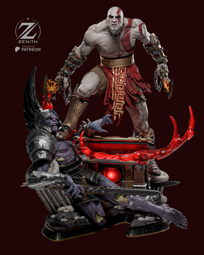 Kratos | God Of War | Fan Art Figure Statue |