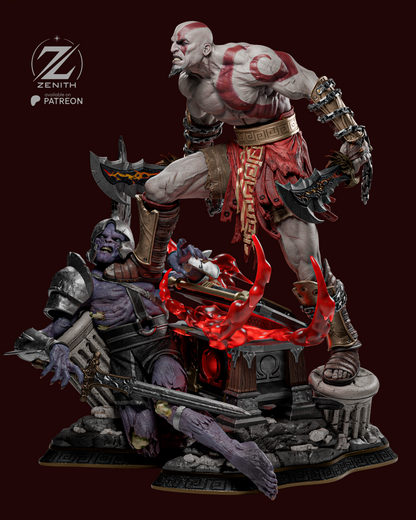 Kratos | God Of War | Fan Art Figure Statue |