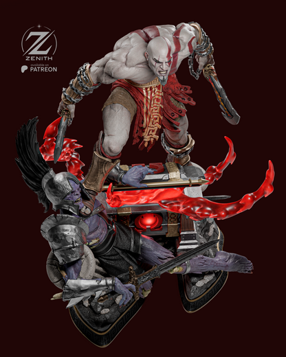 Kratos | God Of War | Fan Art Figure Statue |