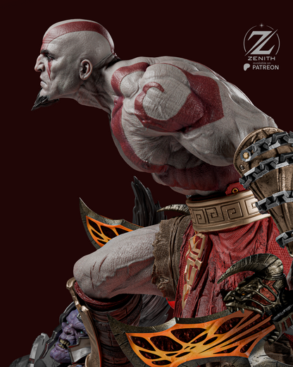 Kratos | God Of War | Fan Art Figure Statue |