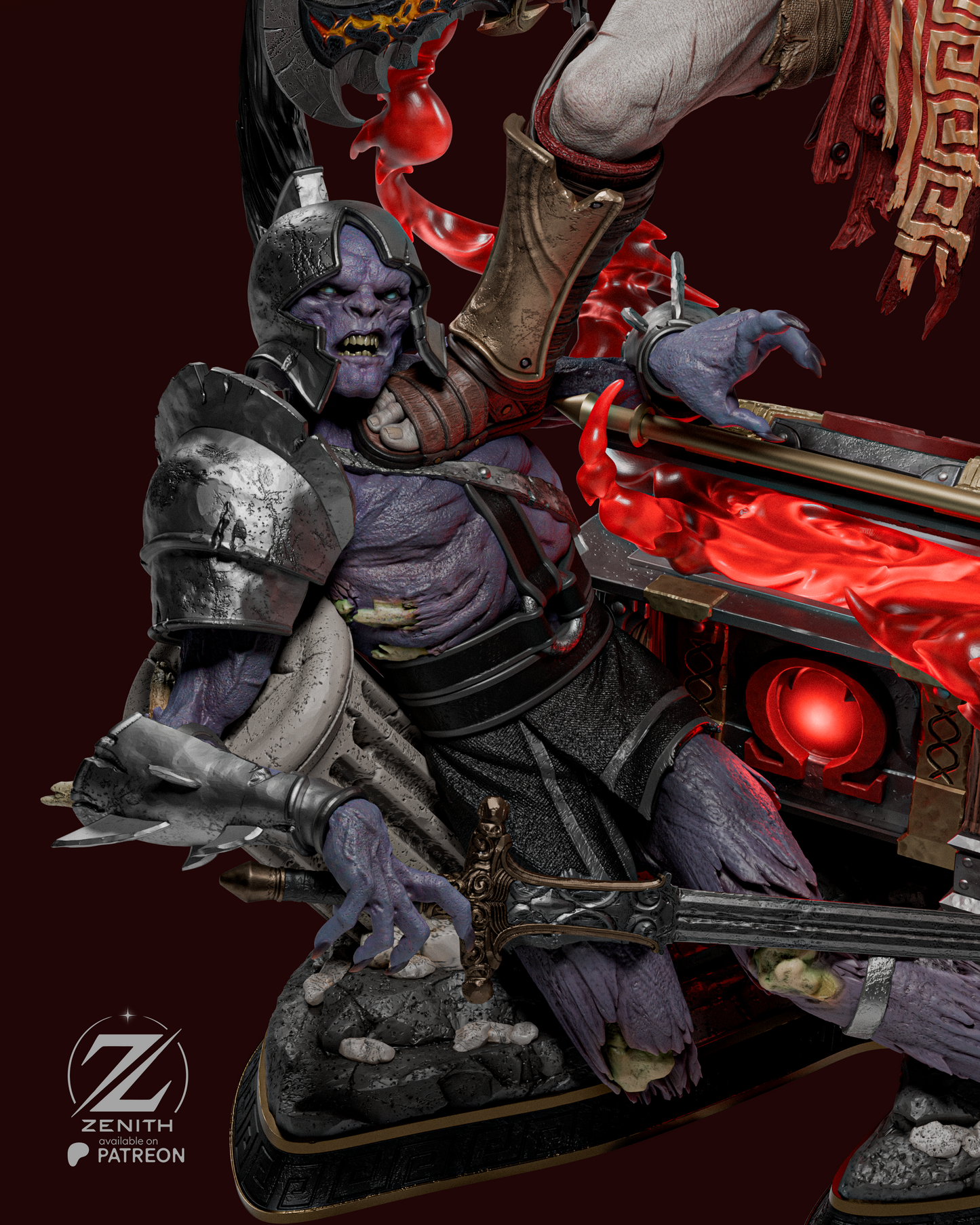 Kratos | God Of War | Fan Art Figure Statue |