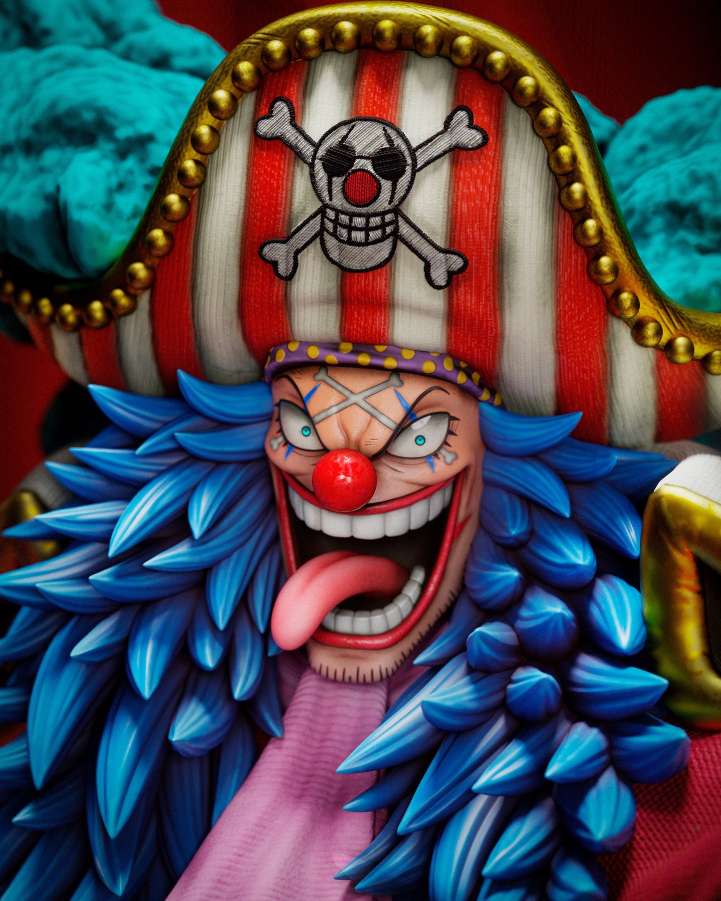 Buggy | One Piece | Fan Art Figure Statue |