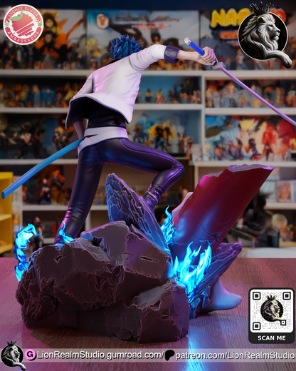 Grimmjow Jaegerjaquez  | Bleach | 3D Printed | Gift For Gamer | Handmade Gift | Resin Figure | Hand Painted