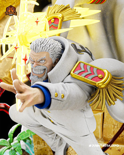 Monkey D. Garp | FAN ART FIGURE| One Piece | Figure Statue 3D Printed  | Handmade Gift | Resin Figure | Hand Painted| Garage Kit
