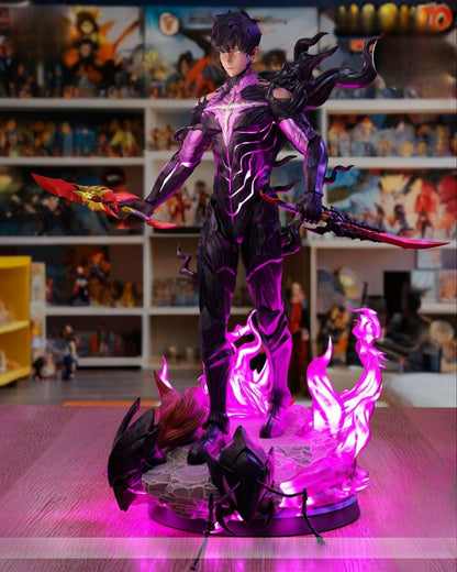 Solo leveling sung jin woo shadow armour FAN ART FIGURE | 3d Printed Model|Gift For Gamer | Handmade Gift | Resin Figure | Hand Painted