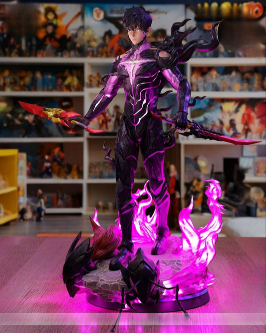 Solo leveling sung jin woo shadow armour FAN ART FIGURE | 3d Printed Model|Gift For Gamer | Handmade Gift | Resin Figure | Hand Painted