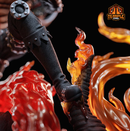 King the Conflagration | FAN ART FIGURE| One Piece | Figure Statue 3D Printed  | Handmade Gift | Resin Figure | Hand Painted| Garage Kit