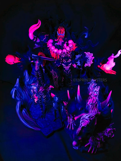 Solo leveling sung jin woo and igris figure FAN ART FIGURE | 3d Printed Model| Gift For Gamer | Handmade Gift | Resin Figure | Hand Painted
