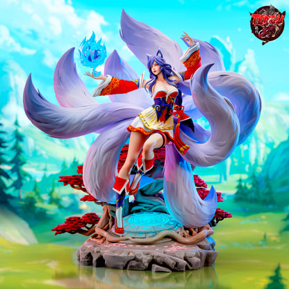 Ahri | League Of Legend | Fan Art Figure Statue |