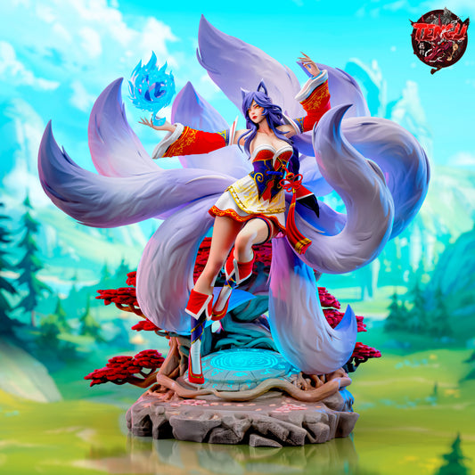 Ahri | League Of Legend | Fan Art Figure Statue |