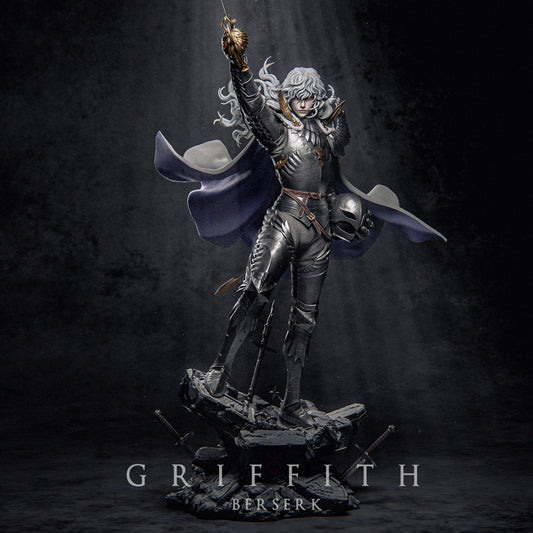 Griffith -Berserk FAN ART FIGURE | 3D Printed | Handmade Gift | Resin Figure | Hand Painted |Garage Kit