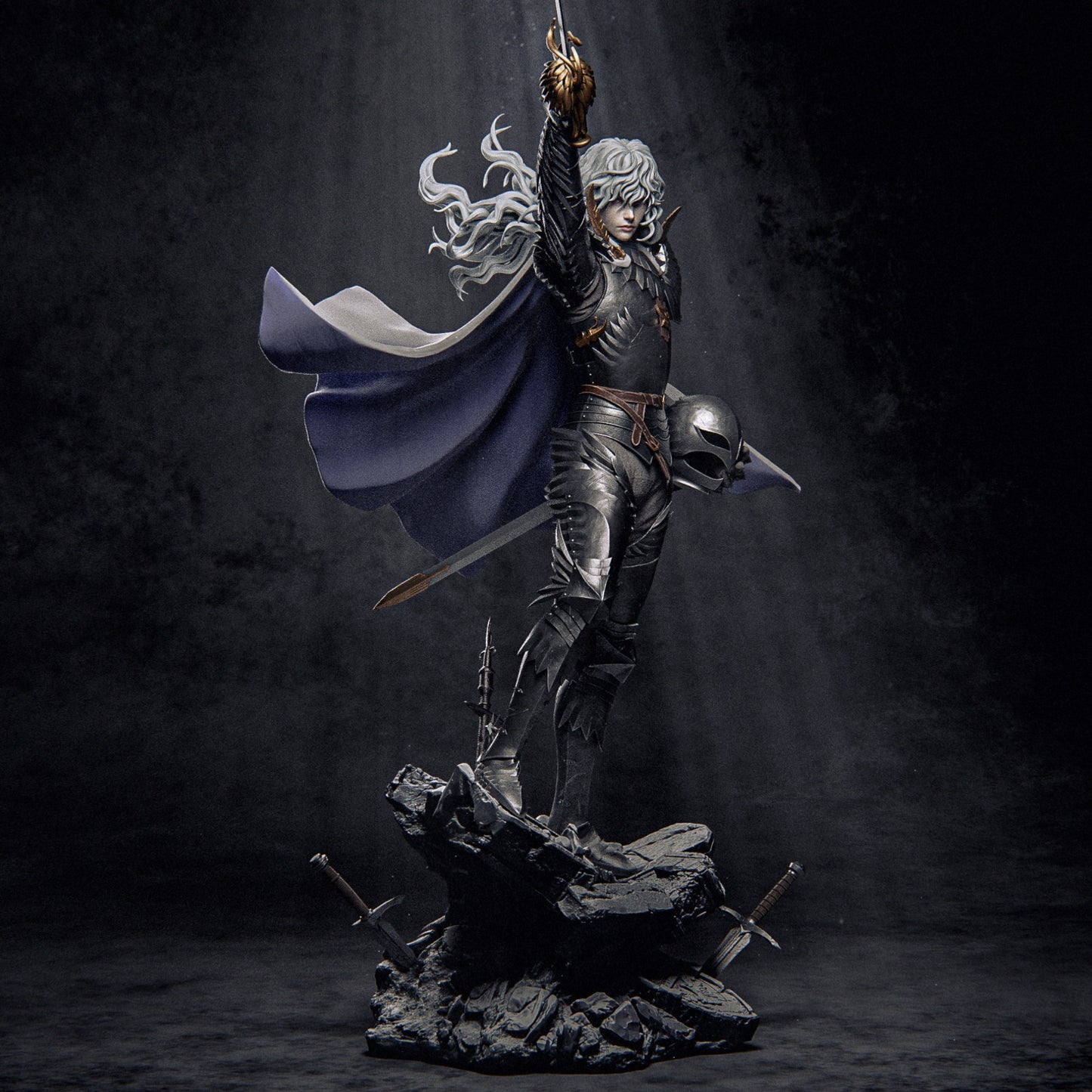 Griffith -Berserk FAN ART FIGURE | 3D Printed | Handmade Gift | Resin Figure | Hand Painted |Garage Kit