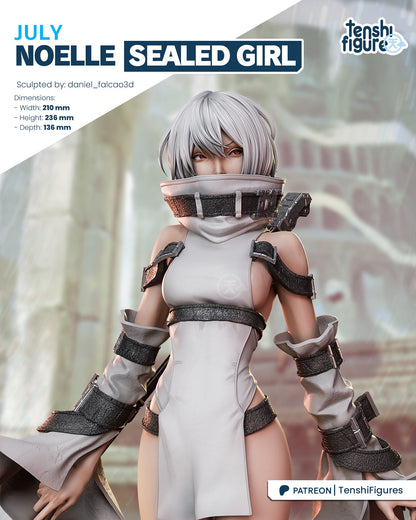 Noelle Nier Automata | FAN ART FIGURE | 3d Printed Model | Hand painted | Resin Figure|