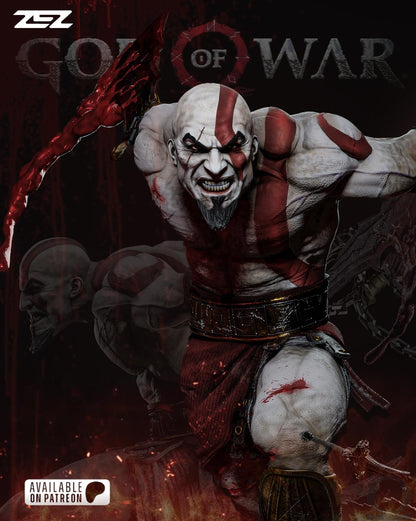 Kratos | God Of War | Fan Art Figure Statue |