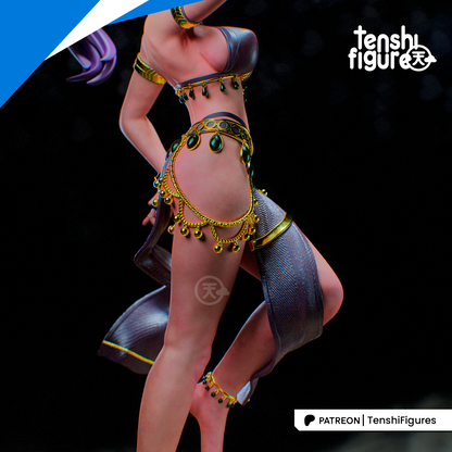 Yoruichi Shihouin | Bleach | 3D Printed | Gift For Gamer | Handmade Gift | Resin Figure | Hand Painted