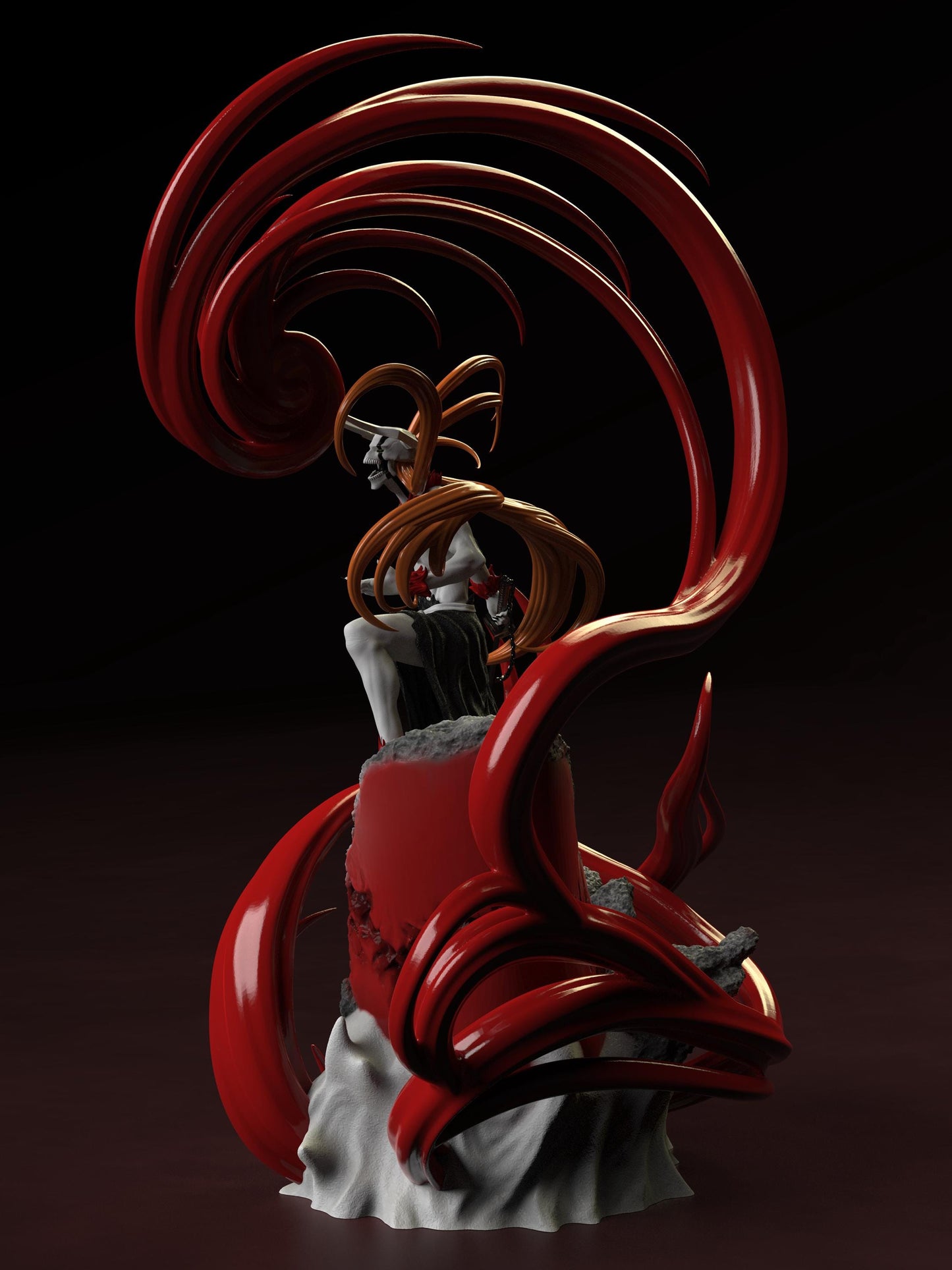 ICHIGO KUROSAKI hollw form|  Bleach | 3D Printed | Gift For Gamer | Handmade Gift | Resin Figure | Hand Painted