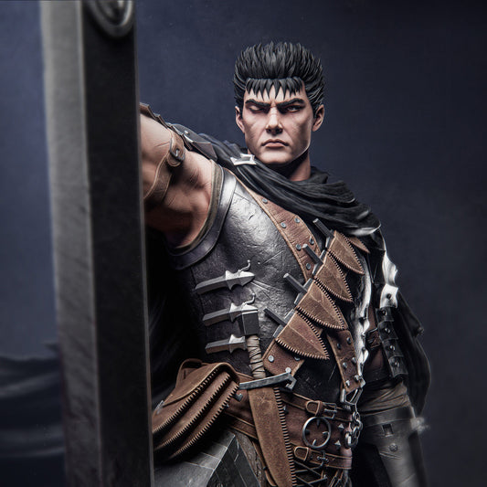 Guts -Berserk FAN ART FIGURE | 3D Printed | Handmade Gift | Resin Figure | Hand Painted |Garage Kit