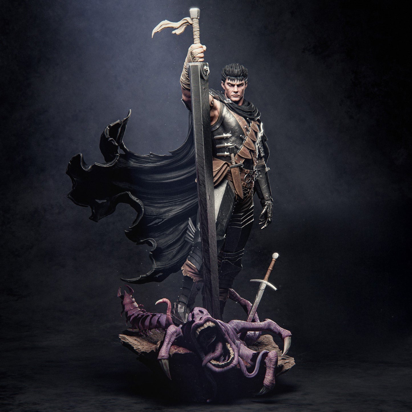 Guts -Berserk FAN ART FIGURE | 3D Printed | Handmade Gift | Resin Figure | Hand Painted |Garage Kit