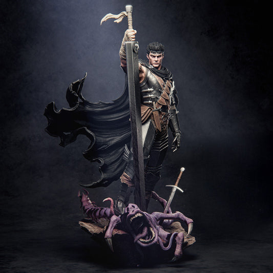 Guts -Berserk FAN ART FIGURE | 3D Printed | Handmade Gift | Resin Figure | Hand Painted |Garage Kit