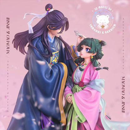 MaoMao & Jinshi |  Apothecary Diaries | 3D Printed | Gift For Gamer | Handmade Gift | Resin Figure | Hand Painted