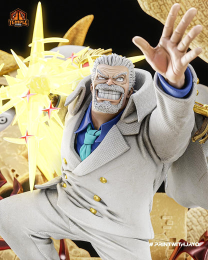 Monkey D. Garp | FAN ART FIGURE| One Piece | Figure Statue 3D Printed  | Handmade Gift | Resin Figure | Hand Painted| Garage Kit