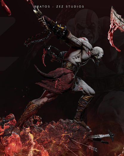 Kratos | God Of War | Fan Art Figure Statue |
