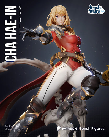 Cha Hae-In | Solo Leveling | FAN ART FIGURE | 3d Printed Model | Hand painted | Resin Figure|