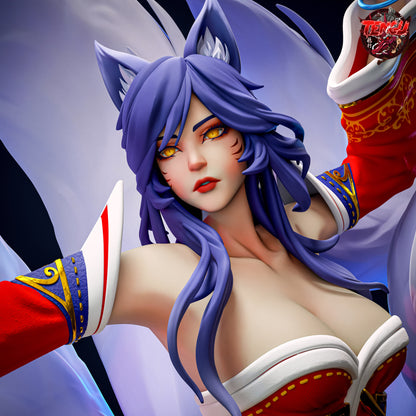 Ahri | League Of Legend | Fan Art Figure Statue |