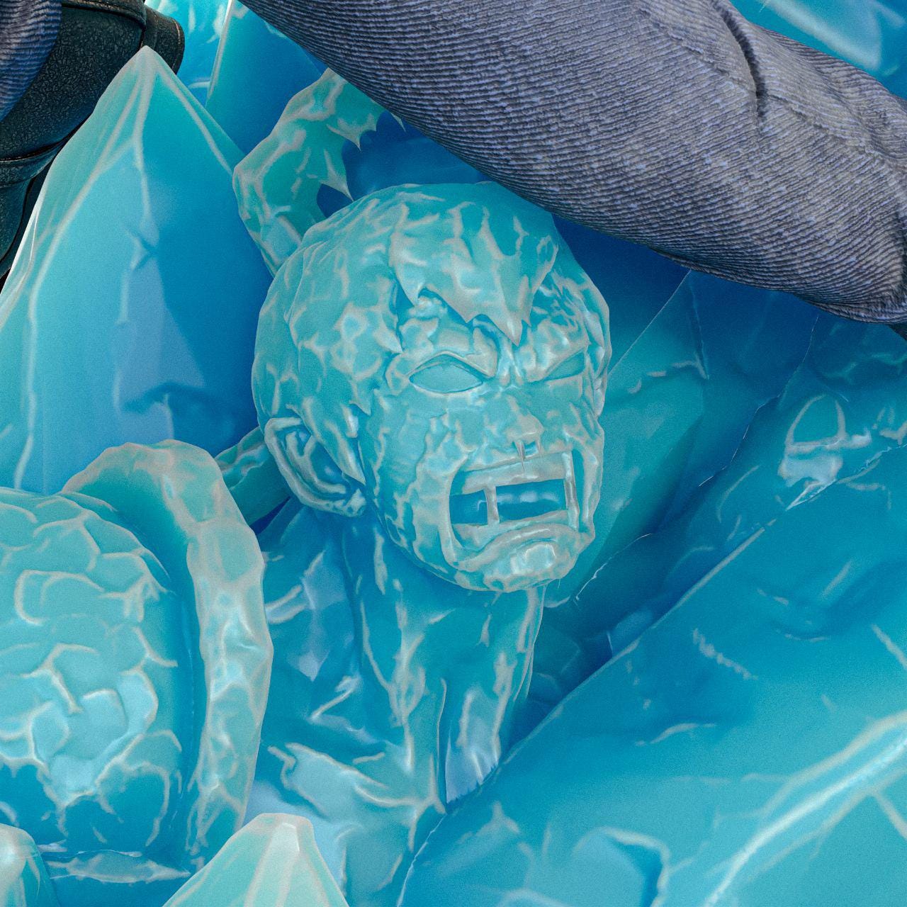 Kuzan Aokiji | FAN ART FIGURE| One Piece | Figure Statue 3D Printed  | Handmade Gift | Resin Figure | Hand Painted| Garage Kit