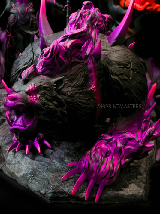 Solo leveling sung jin woo and igris figure FAN ART FIGURE | 3d Printed Model| Gift For Gamer | Handmade Gift | Resin Figure | Hand Painted