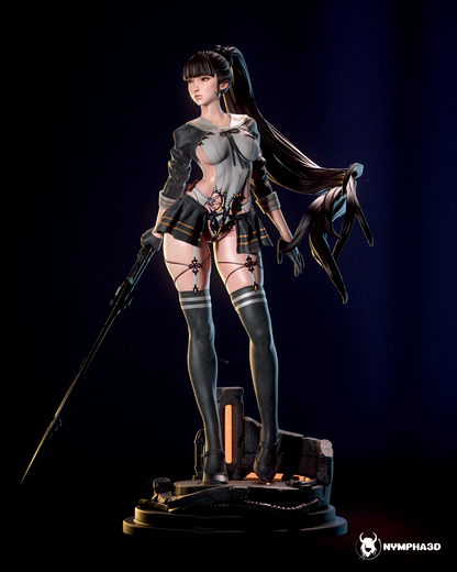 Eve | Stellar Blade | FAN ART FIGURE | 3d Printed Model | Hand painted | Resin Figure|