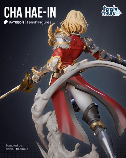 Cha Hae-In | Solo Leveling | FAN ART FIGURE | 3d Printed Model | Hand painted | Resin Figure|