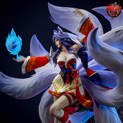 Ahri | League Of Legend | Fan Art Figure Statue |