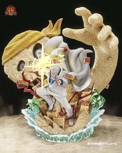 Monkey D. Garp | FAN ART FIGURE| One Piece | Figure Statue 3D Printed  | Handmade Gift | Resin Figure | Hand Painted| Garage Kit