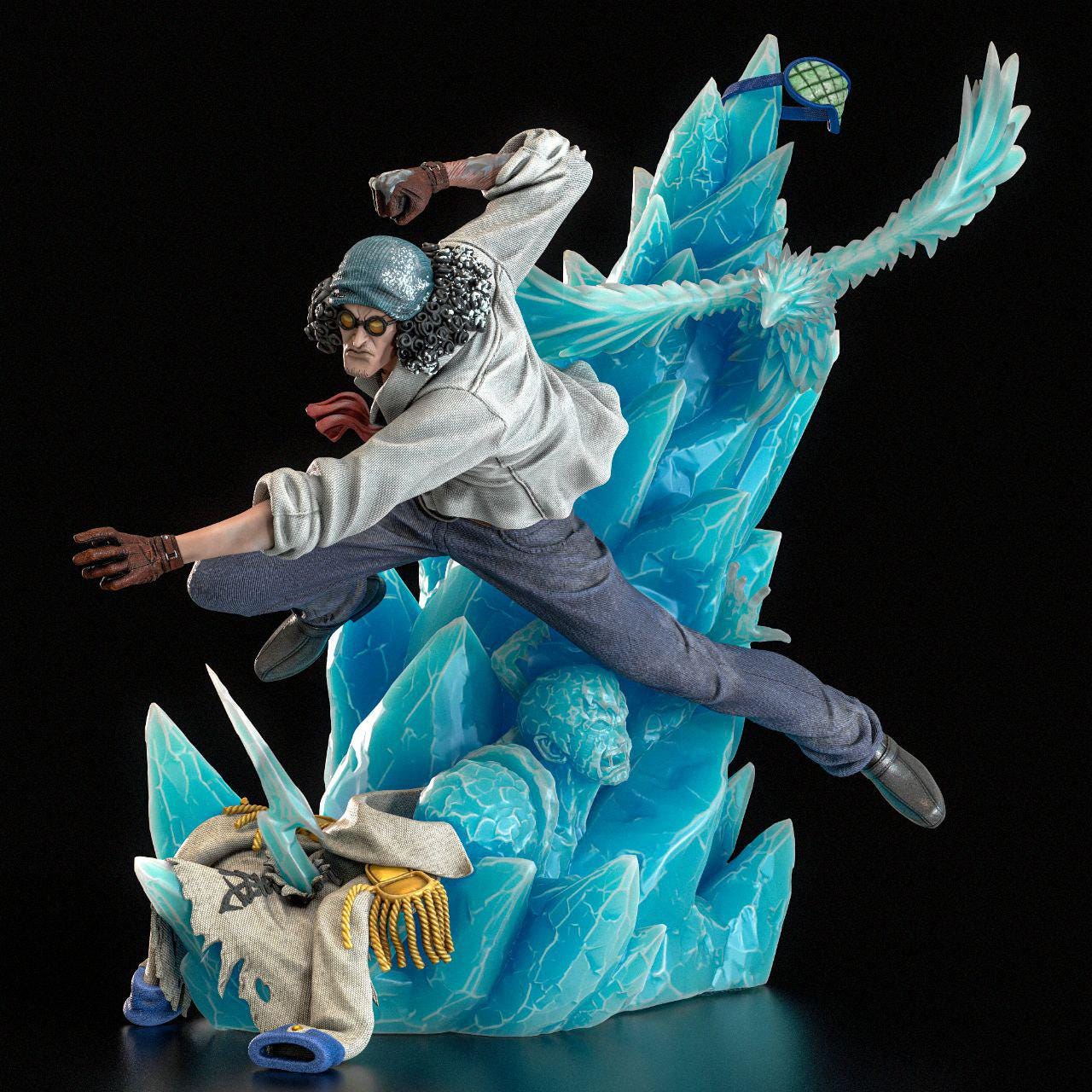 Kuzan Aokiji | FAN ART FIGURE| One Piece | Figure Statue 3D Printed  | Handmade Gift | Resin Figure | Hand Painted| Garage Kit