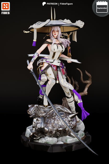 Scarlet | Stellar Blade | FAN ART FIGURE | 3d Printed Model | Hand painted | Resin Figure|