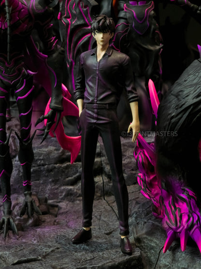 Solo leveling sung jin woo and igris figure FAN ART FIGURE | 3d Printed Model| Gift For Gamer | Handmade Gift | Resin Figure | Hand Painted