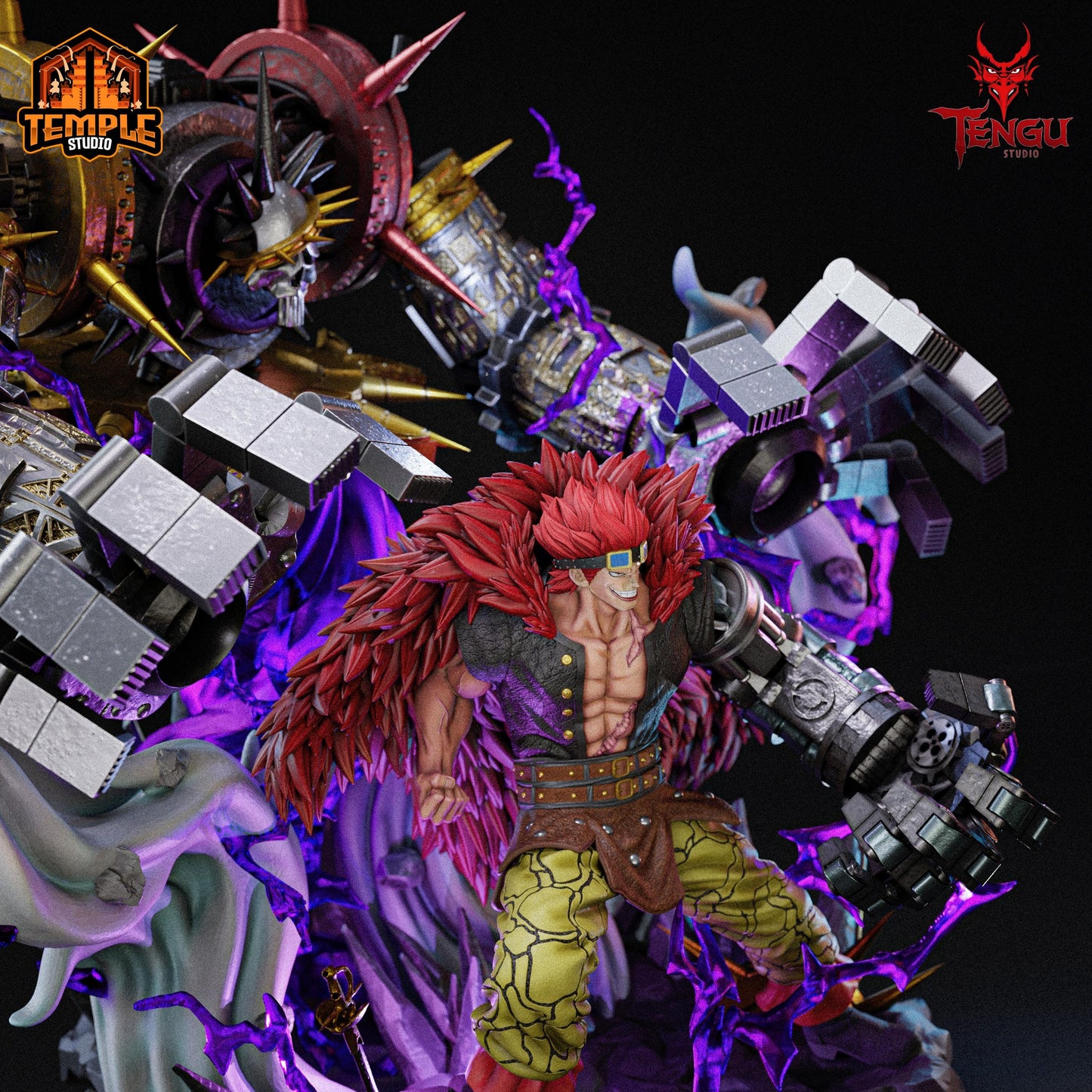 Eustass Kid | Worst Generation | FAN ART FIGURE | One Piece | Figure Statue 3D Printed  | Resin Figure | Hand Painted| Garage Kit
