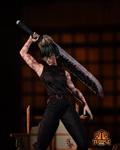 Limited Edition Maki Zenin - Jujutsu Kaisen - FAN ART FIGURE Statue 3D Printed | Handmade | Resin Figure | Hand Painted